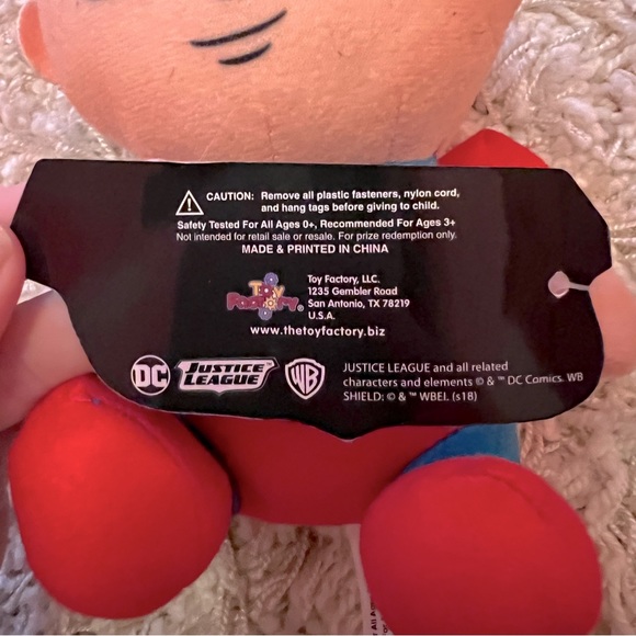 Rare DC Comics Justice League Superman Superhero Plush Stuffed Doll - Picture 4 of 5